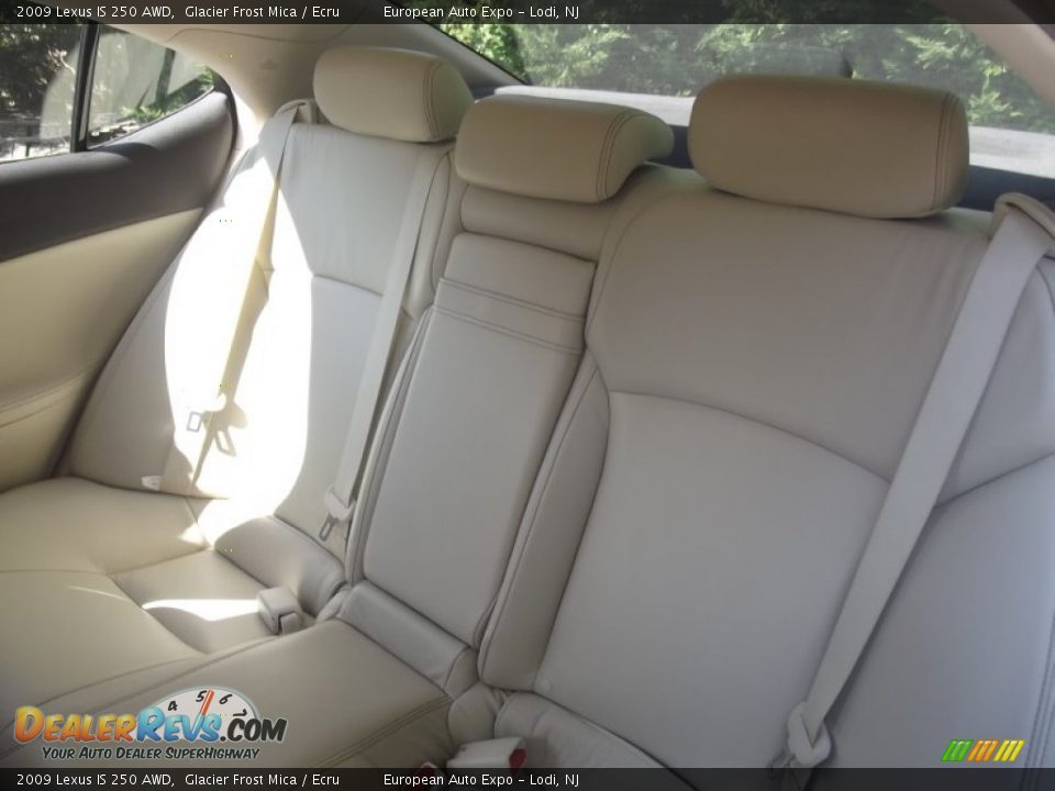 2009 Lexus IS 250 AWD Glacier Frost Mica / Ecru Photo #11