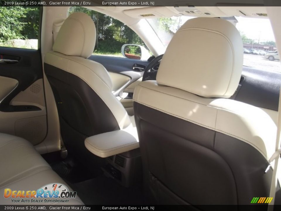 2009 Lexus IS 250 AWD Glacier Frost Mica / Ecru Photo #12