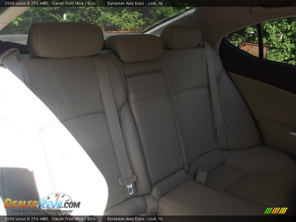 2009 Lexus IS 250 AWD Glacier Frost Mica / Ecru Photo #13
