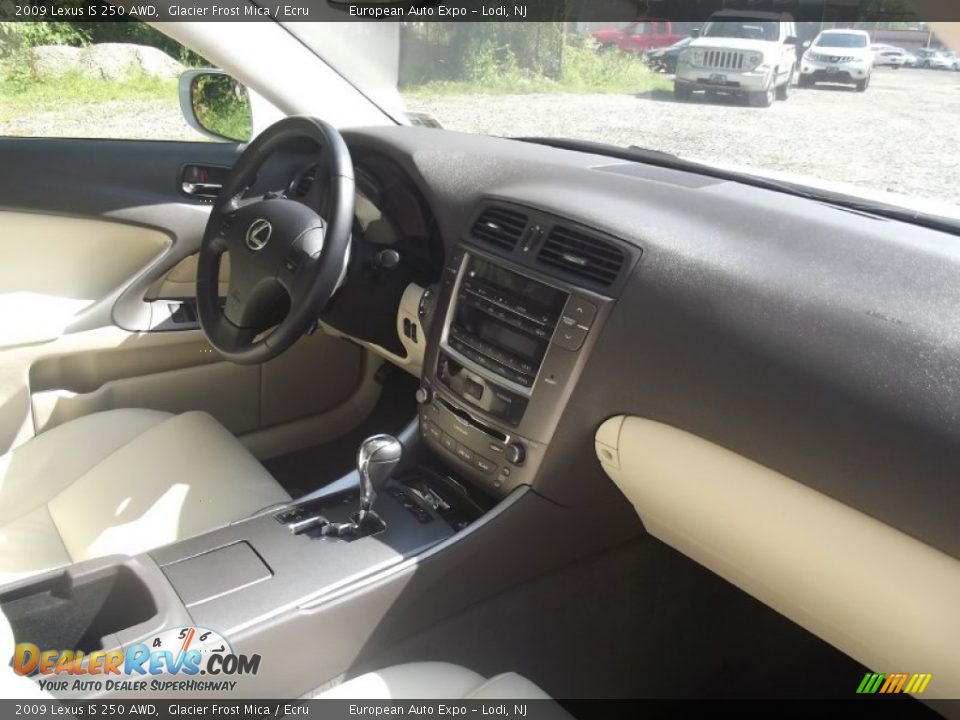 2009 Lexus IS 250 AWD Glacier Frost Mica / Ecru Photo #14