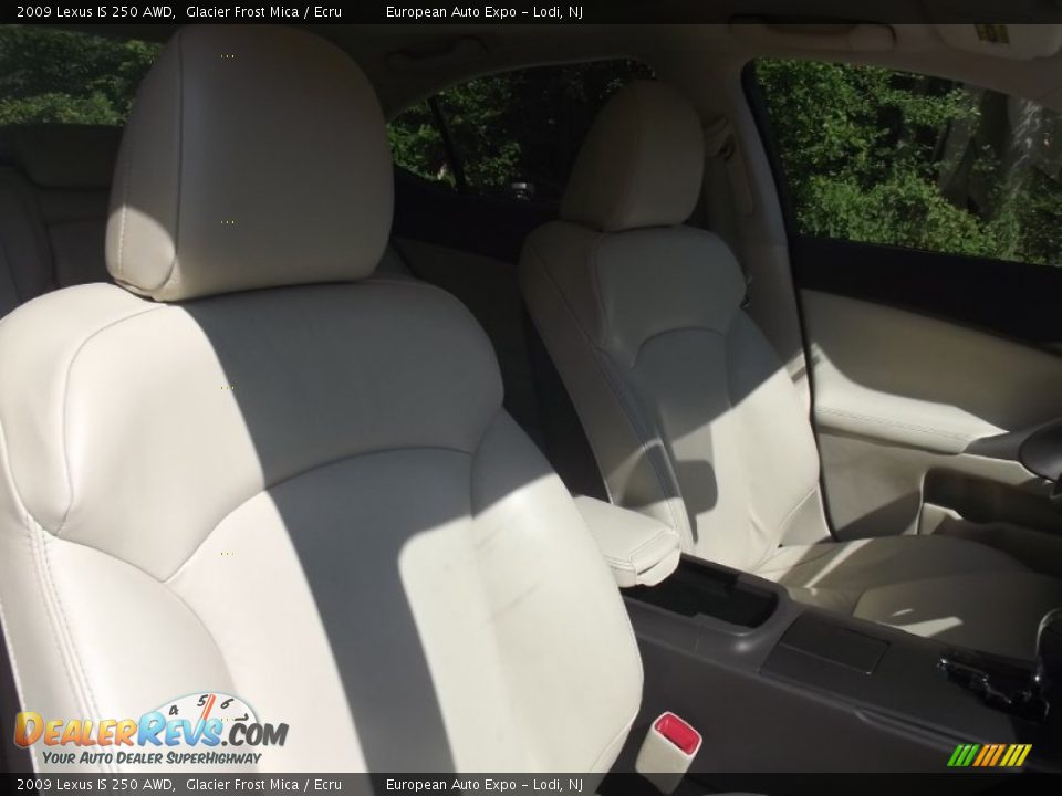 2009 Lexus IS 250 AWD Glacier Frost Mica / Ecru Photo #15