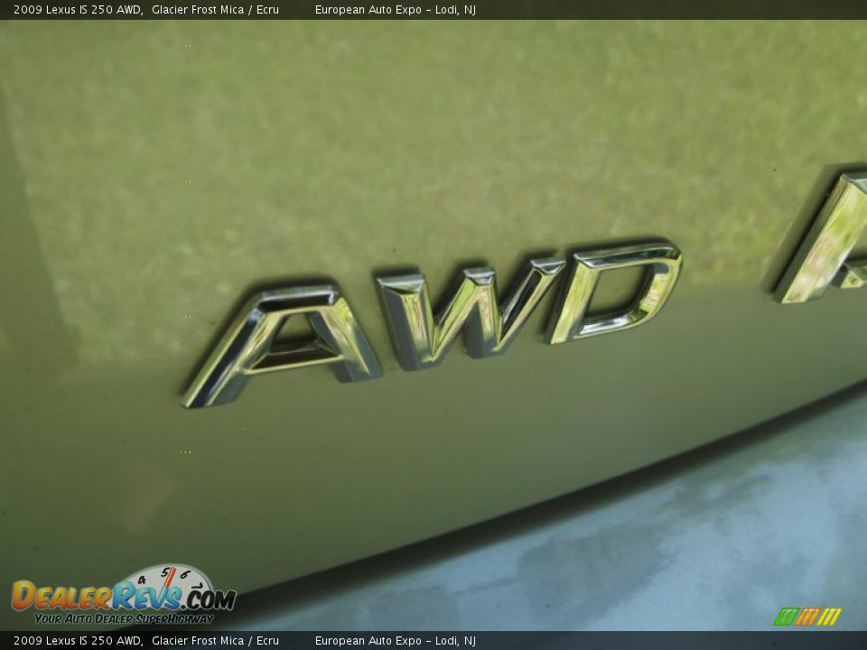 2009 Lexus IS 250 AWD Glacier Frost Mica / Ecru Photo #16