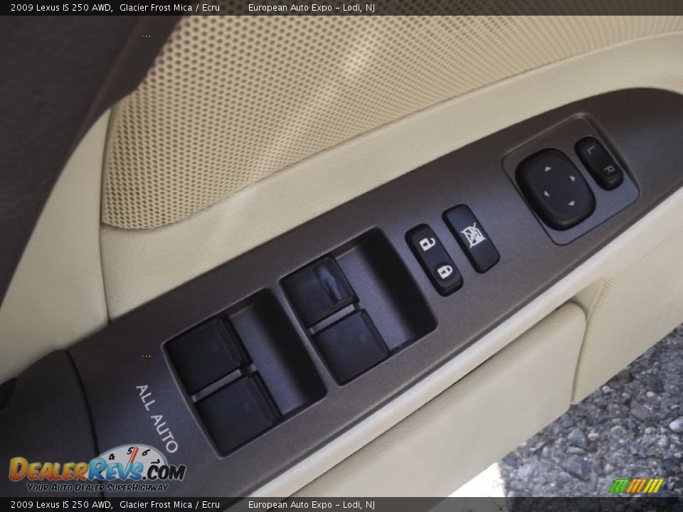 2009 Lexus IS 250 AWD Glacier Frost Mica / Ecru Photo #17
