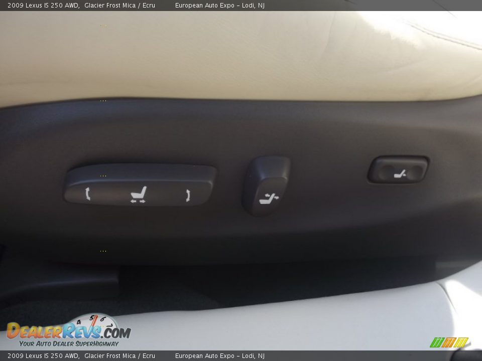 2009 Lexus IS 250 AWD Glacier Frost Mica / Ecru Photo #18