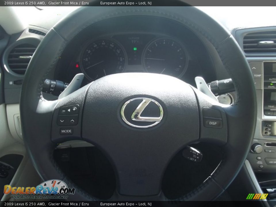 2009 Lexus IS 250 AWD Glacier Frost Mica / Ecru Photo #19