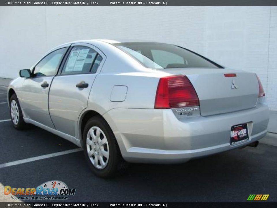2006 Mitsubishi Galant DE Liquid Silver Metallic / Black Photo #4