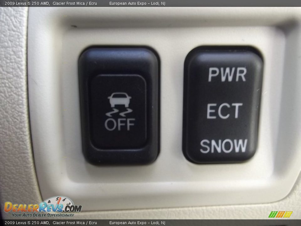 2009 Lexus IS 250 AWD Glacier Frost Mica / Ecru Photo #27