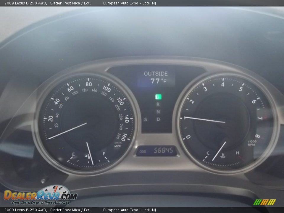 2009 Lexus IS 250 AWD Glacier Frost Mica / Ecru Photo #29