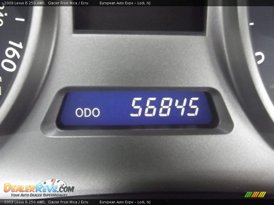 2009 Lexus IS 250 AWD Glacier Frost Mica / Ecru Photo #30