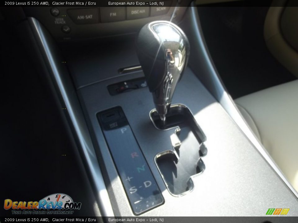2009 Lexus IS 250 AWD Glacier Frost Mica / Ecru Photo #35