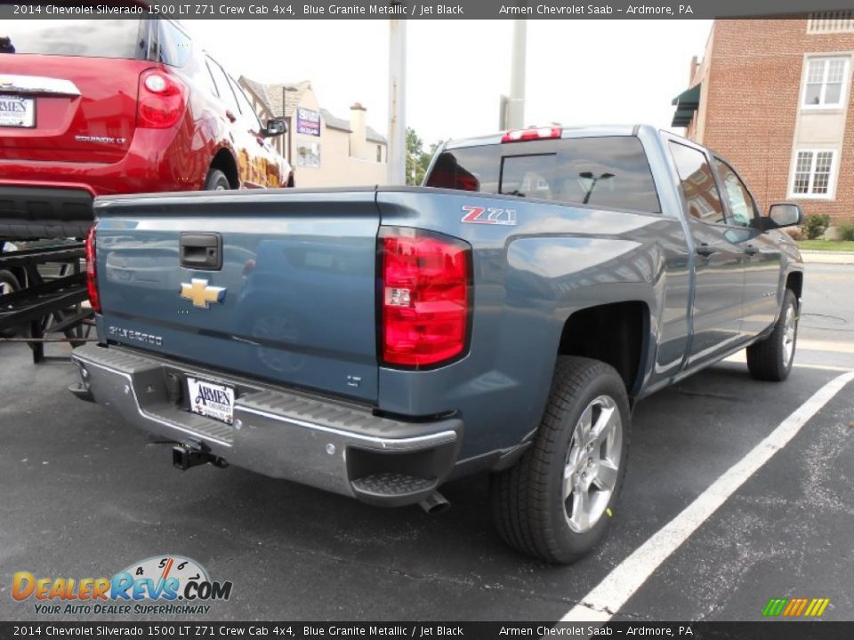2014 Chevrolet Silverado 1500 LT Z71 Crew Cab 4x4 Blue Granite Metallic / Jet Black Photo #5