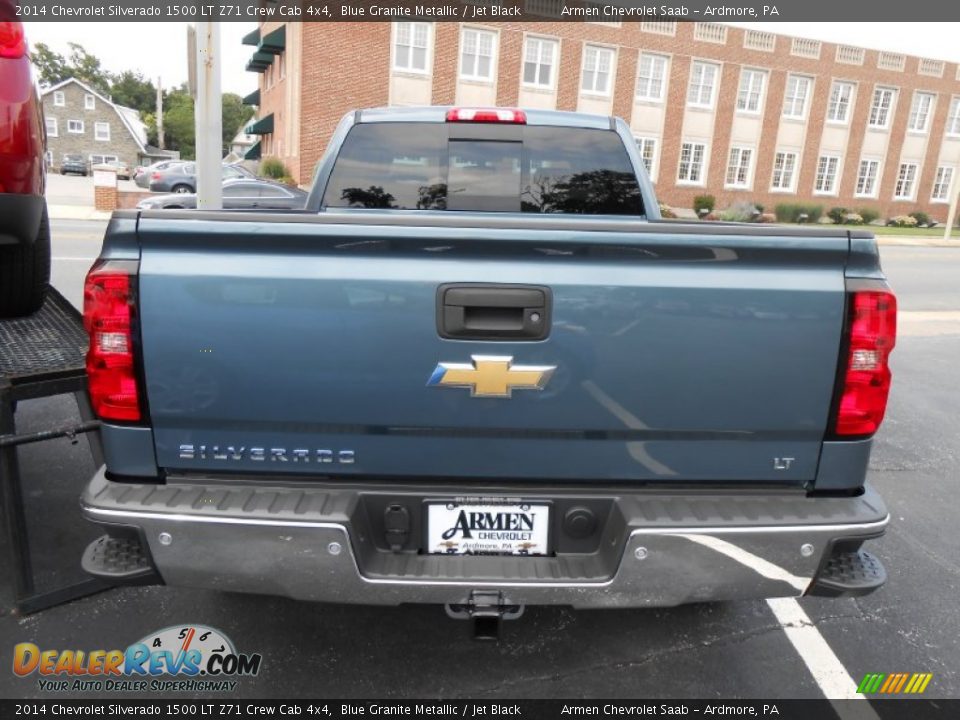 2014 Chevrolet Silverado 1500 LT Z71 Crew Cab 4x4 Blue Granite Metallic / Jet Black Photo #6