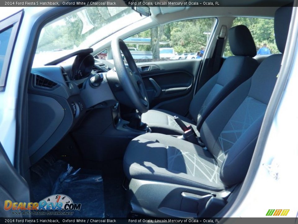 Front Seat of 2014 Ford Fiesta S Hatchback Photo #6