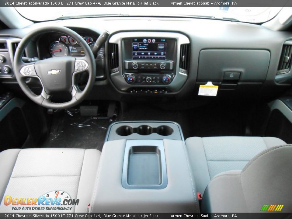 2014 Chevrolet Silverado 1500 LT Z71 Crew Cab 4x4 Blue Granite Metallic / Jet Black Photo #10