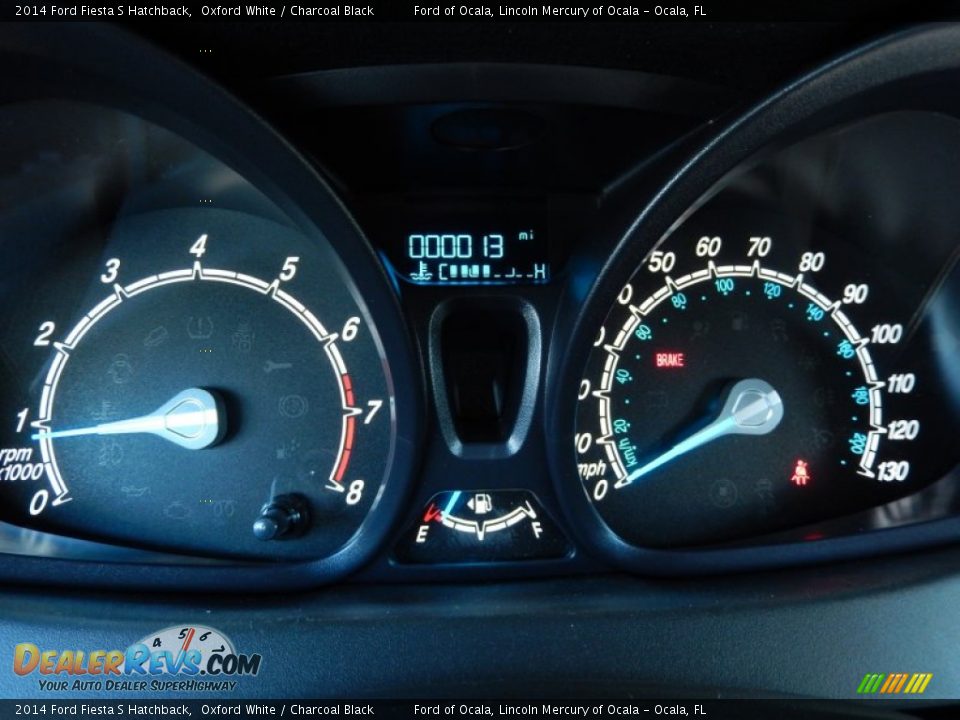 2014 Ford Fiesta S Hatchback Gauges Photo #9