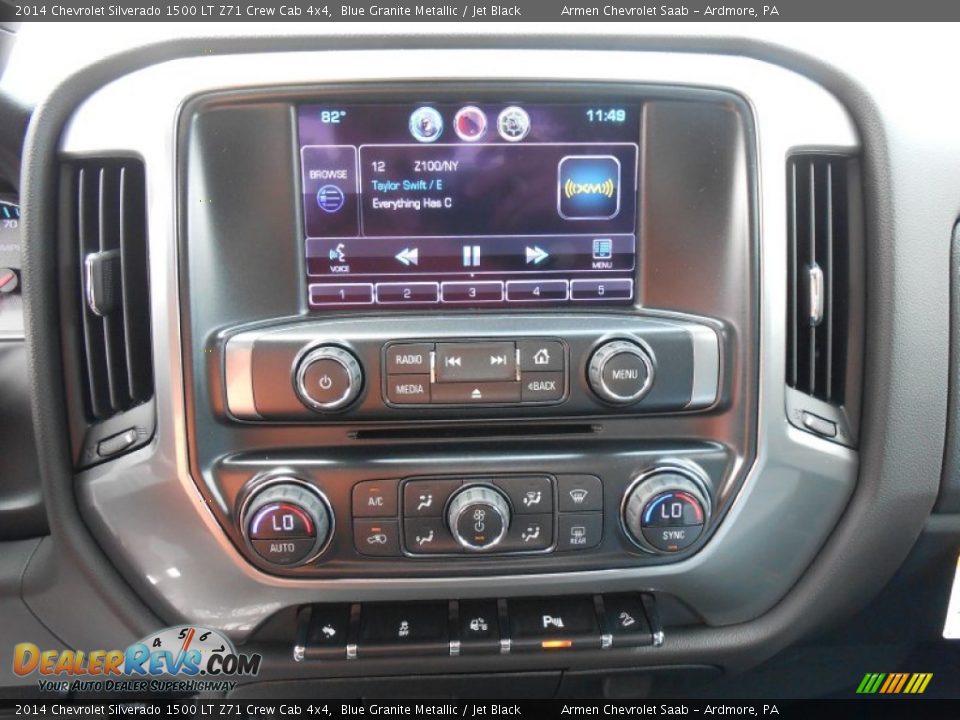 2014 Chevrolet Silverado 1500 LT Z71 Crew Cab 4x4 Blue Granite Metallic / Jet Black Photo #12