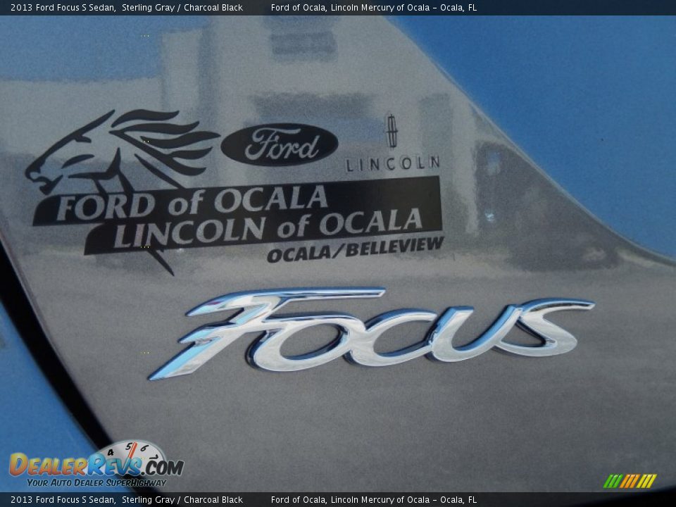 2013 Ford Focus S Sedan Sterling Gray / Charcoal Black Photo #4