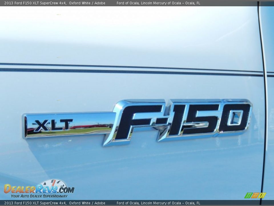 2013 Ford F150 XLT SuperCrew 4x4 Oxford White / Adobe Photo #5