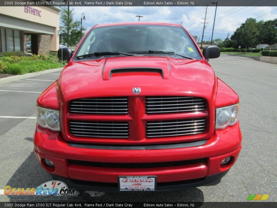 2005 Dodge Ram 1500 SLT Regular Cab 4x4 Flame Red / Dark Slate Gray Photo #13