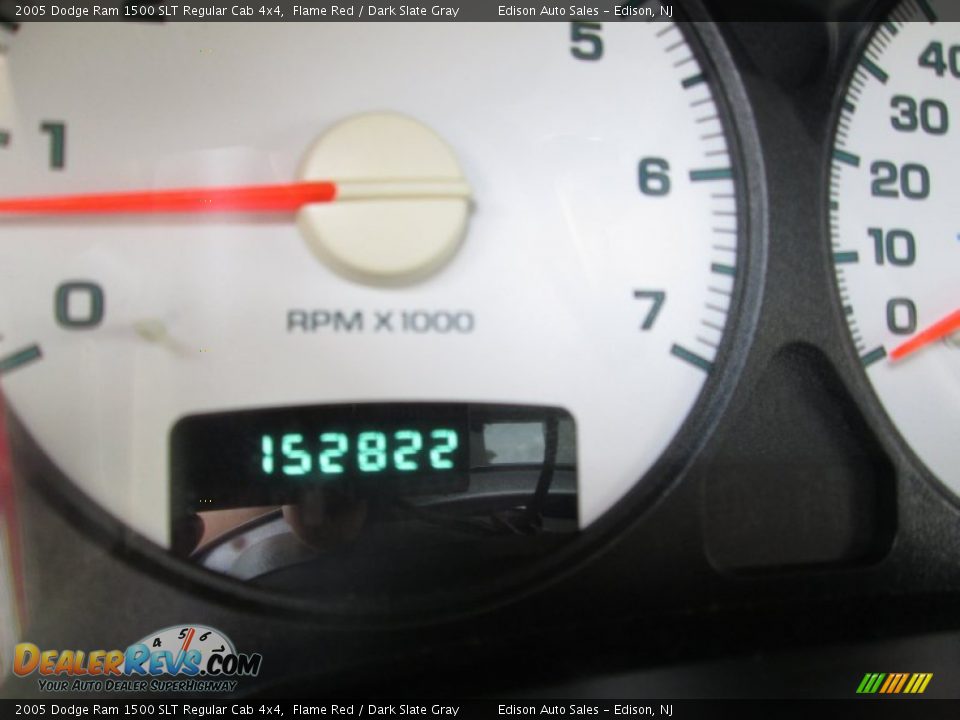 2005 Dodge Ram 1500 SLT Regular Cab 4x4 Flame Red / Dark Slate Gray Photo #21