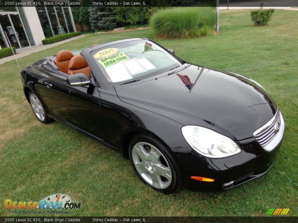 2005 Lexus SC 430 Black Onyx / Saddle Photo #3