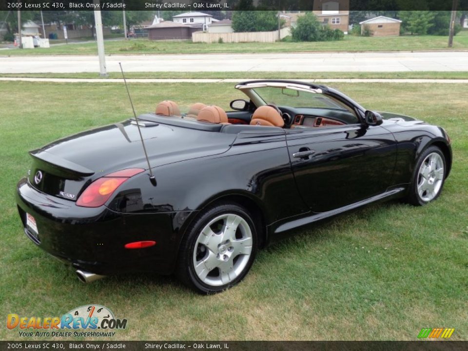 2005 Lexus SC 430 Black Onyx / Saddle Photo #4