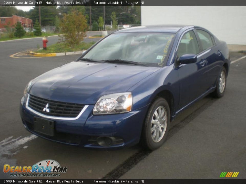 2009 Mitsubishi Galant ES Maizen Blue Pearl / Beige Photo #1