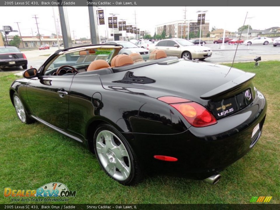 2005 Lexus SC 430 Black Onyx / Saddle Photo #6