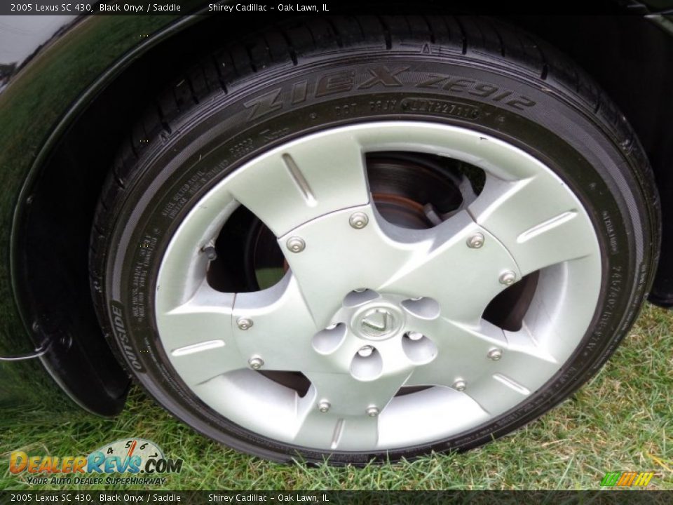 2005 Lexus SC 430 Black Onyx / Saddle Photo #8