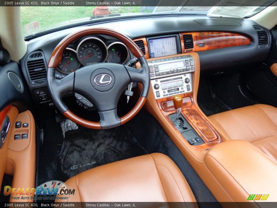2005 Lexus SC 430 Black Onyx / Saddle Photo #9