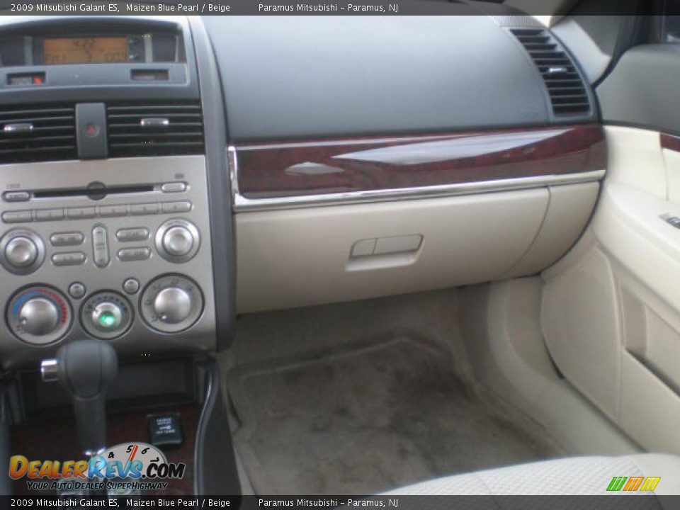 2009 Mitsubishi Galant ES Maizen Blue Pearl / Beige Photo #5