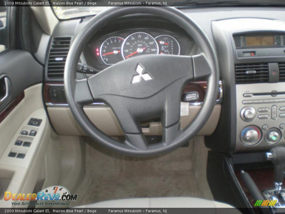 2009 Mitsubishi Galant ES Maizen Blue Pearl / Beige Photo #6