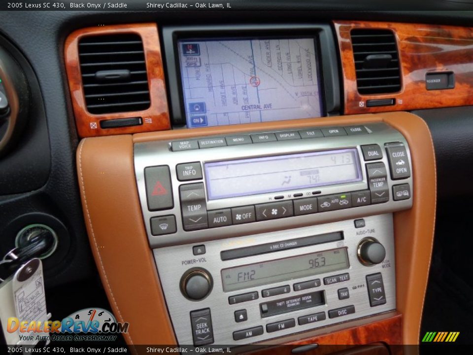 2005 Lexus SC 430 Black Onyx / Saddle Photo #14