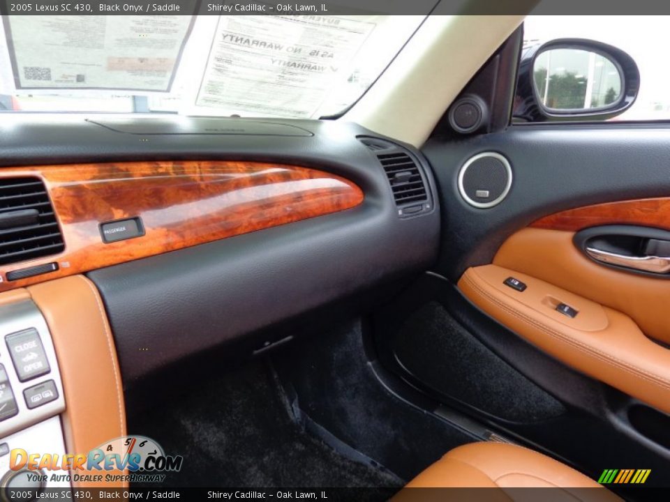 2005 Lexus SC 430 Black Onyx / Saddle Photo #15