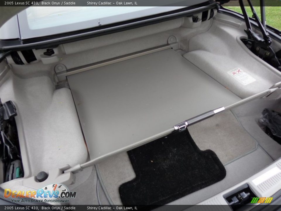 2005 Lexus SC 430 Black Onyx / Saddle Photo #16