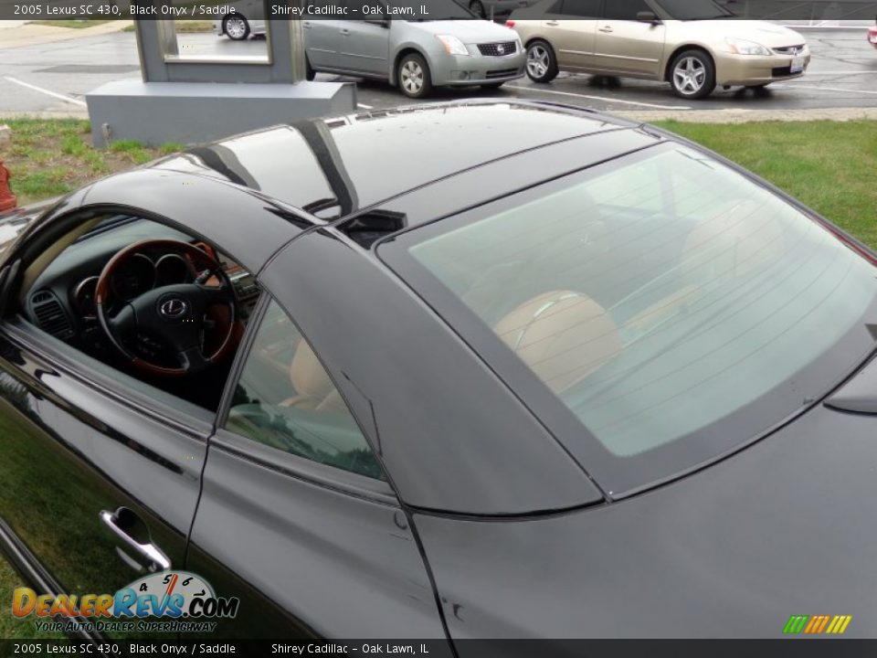 2005 Lexus SC 430 Black Onyx / Saddle Photo #17