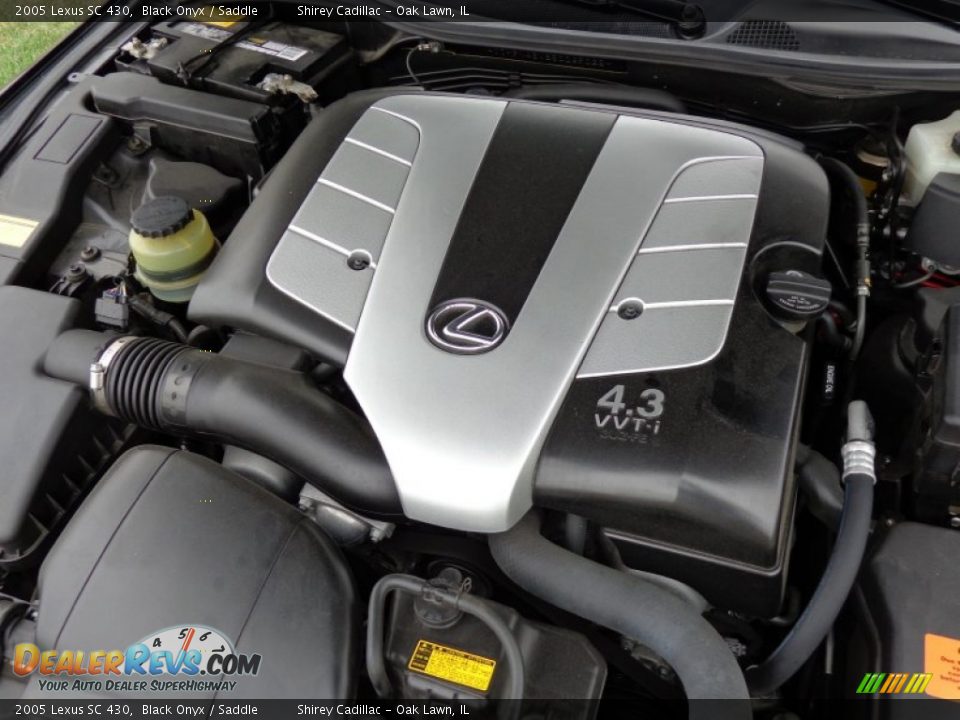 2005 Lexus SC 430 Black Onyx / Saddle Photo #18