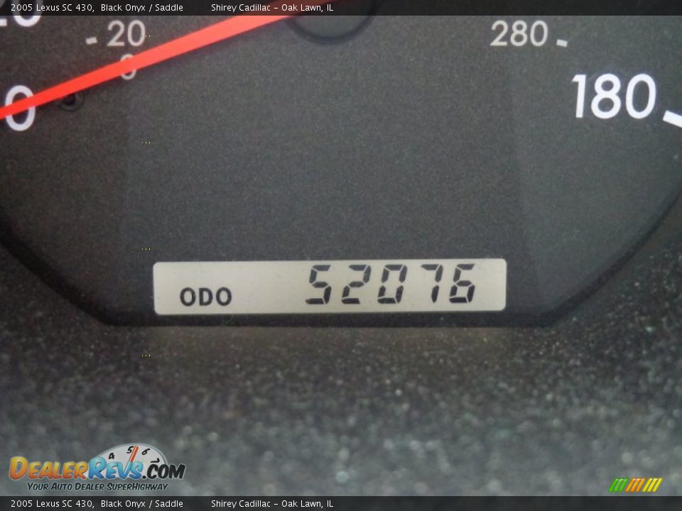 2005 Lexus SC 430 Black Onyx / Saddle Photo #22