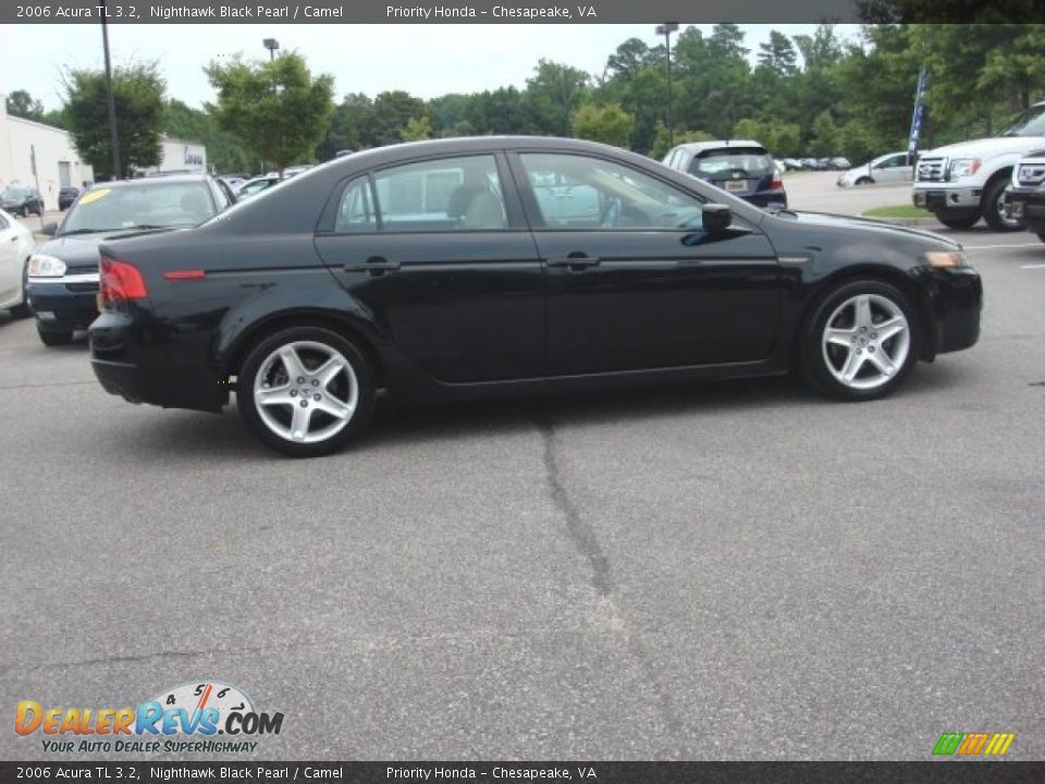 2006 Acura TL 3.2 Nighthawk Black Pearl / Camel Photo #6