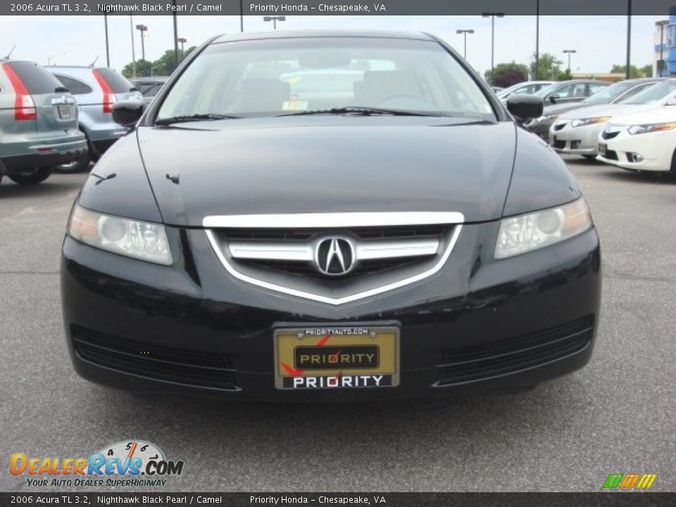 2006 Acura TL 3.2 Nighthawk Black Pearl / Camel Photo #8