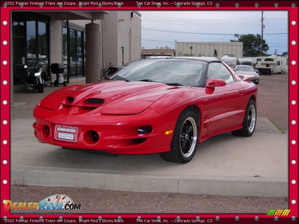 2002 Pontiac Firebird Trans Am Coupe Bright Red / Ebony Black Photo #1