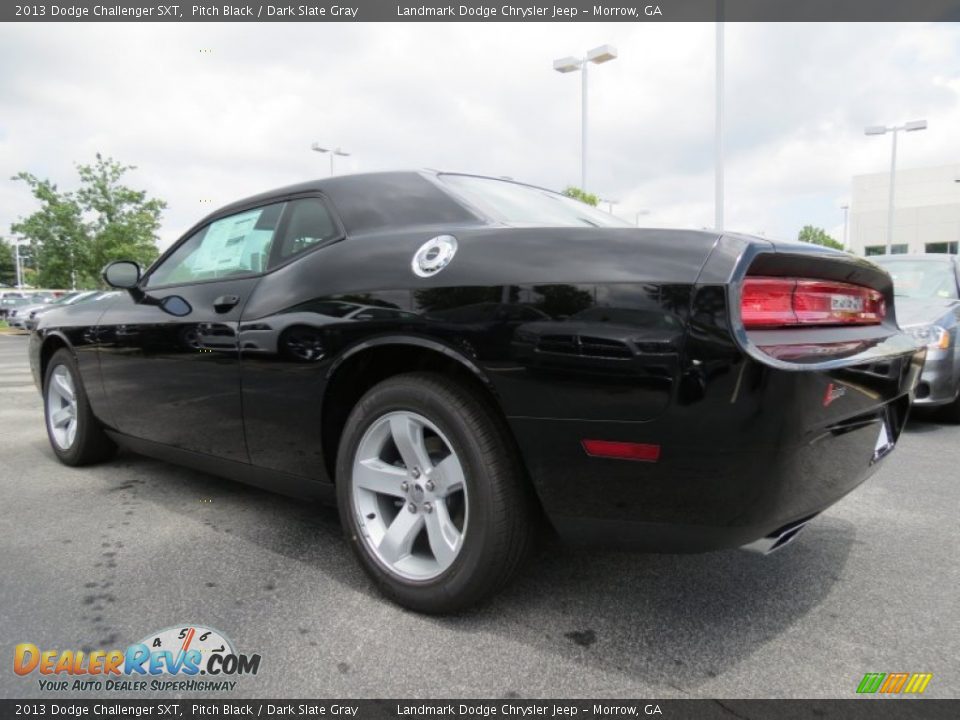 2013 Dodge Challenger SXT Pitch Black / Dark Slate Gray Photo #2