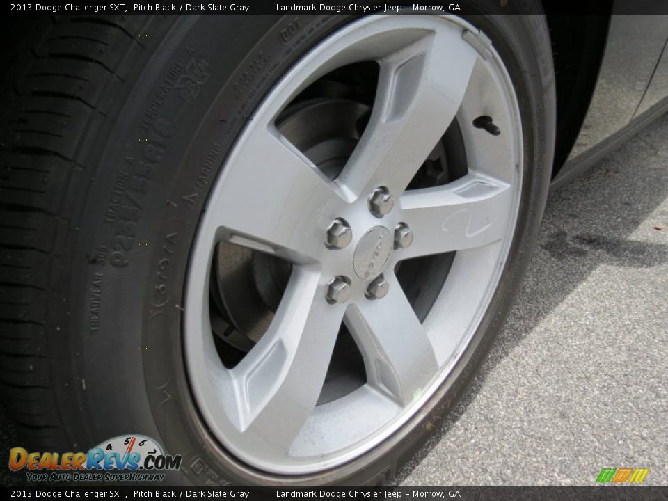 2013 Dodge Challenger SXT Pitch Black / Dark Slate Gray Photo #5