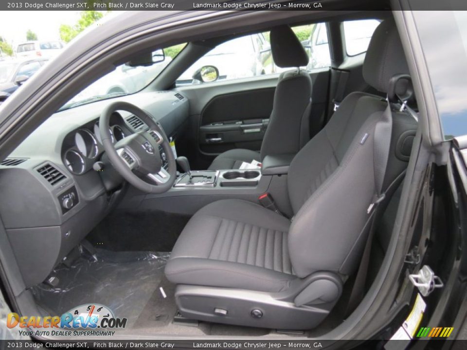 2013 Dodge Challenger SXT Pitch Black / Dark Slate Gray Photo #6