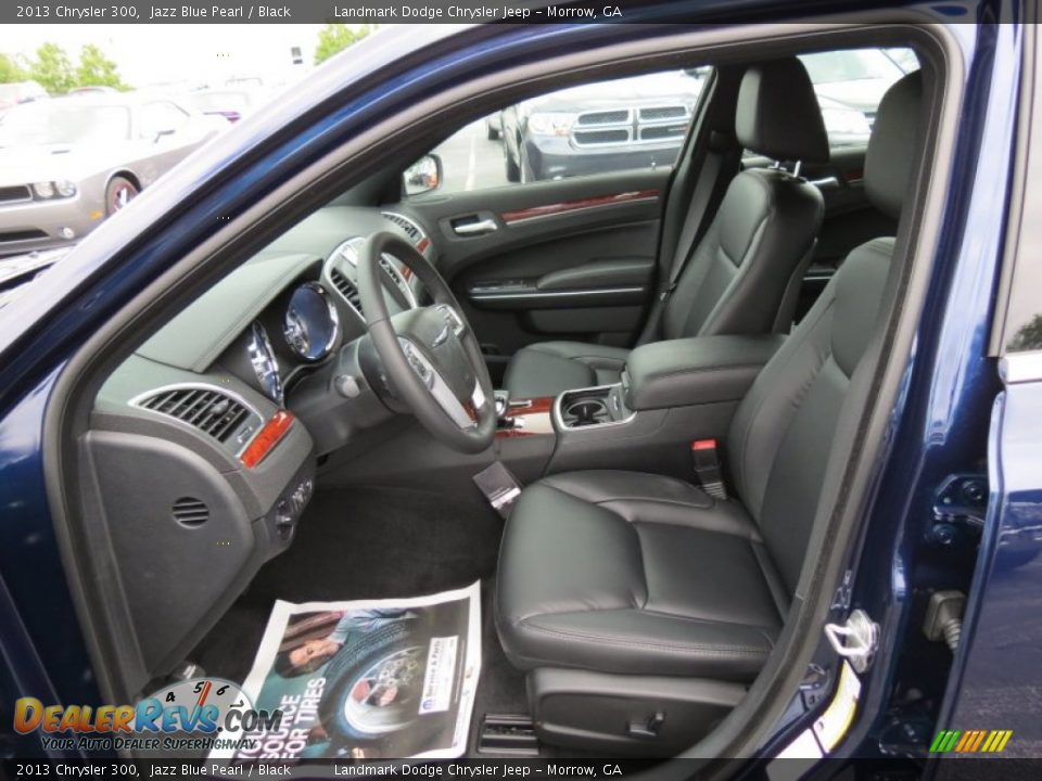 2013 Chrysler 300 Jazz Blue Pearl / Black Photo #6