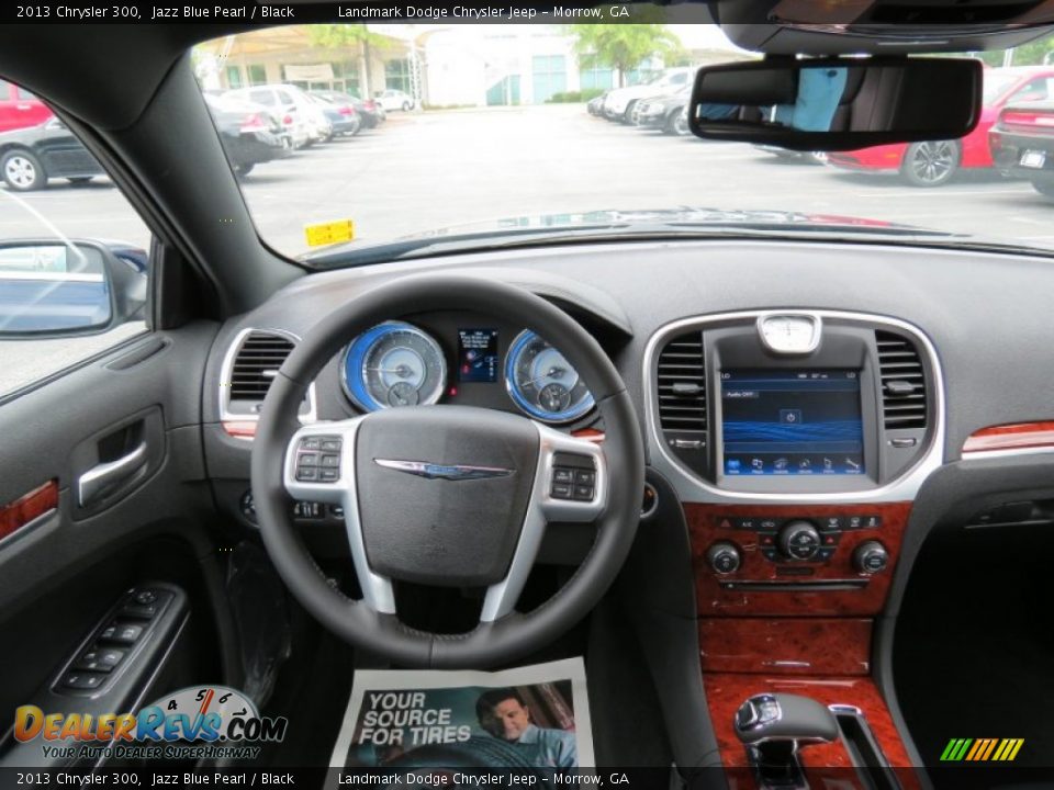 2013 Chrysler 300 Jazz Blue Pearl / Black Photo #8
