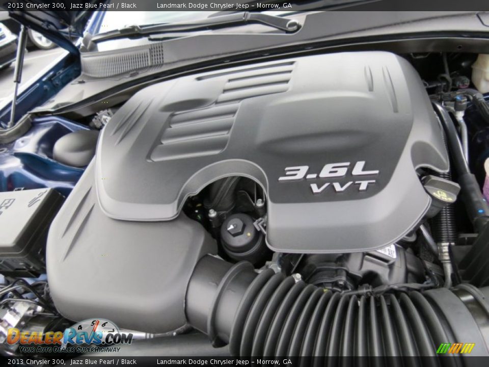2013 Chrysler 300 Jazz Blue Pearl / Black Photo #9