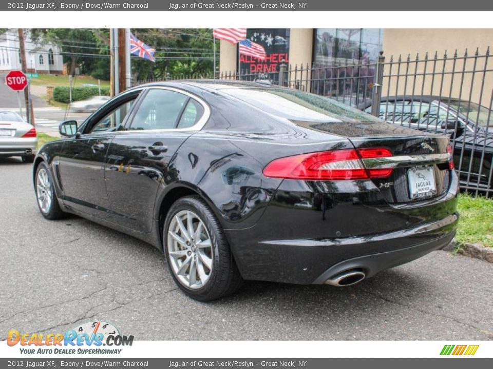 2012 Jaguar XF Ebony / Dove/Warm Charcoal Photo #4