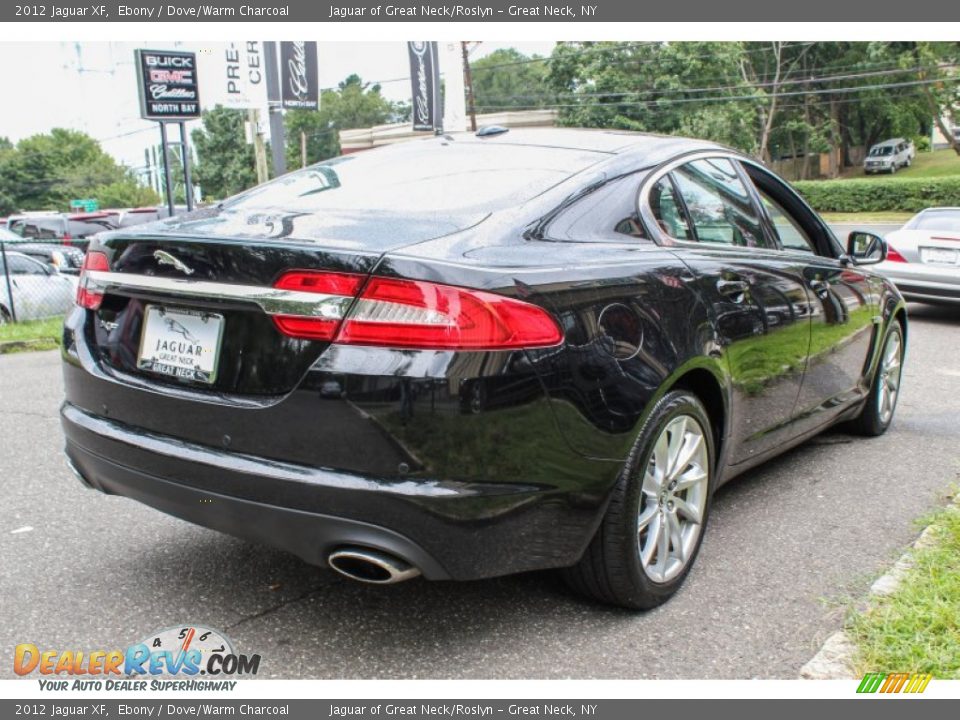 2012 Jaguar XF Ebony / Dove/Warm Charcoal Photo #6