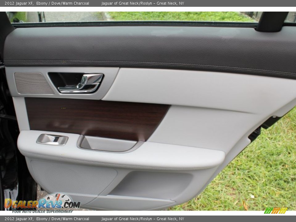 2012 Jaguar XF Ebony / Dove/Warm Charcoal Photo #12
